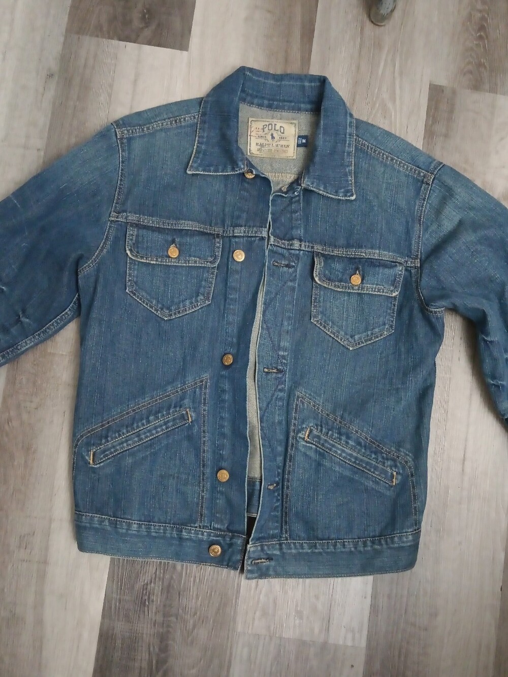 Polo by Ralph Lauren Indigo Denim Jacket - Men's Sullivan Aut Jean 2007 Trucker